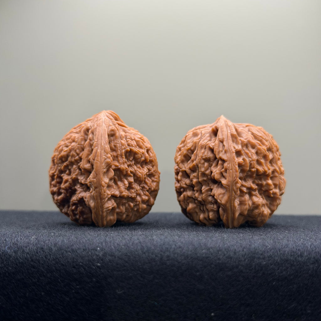 Nanjiang Stone Wenwan Walnut · 37mm · Natural · Select Ritual