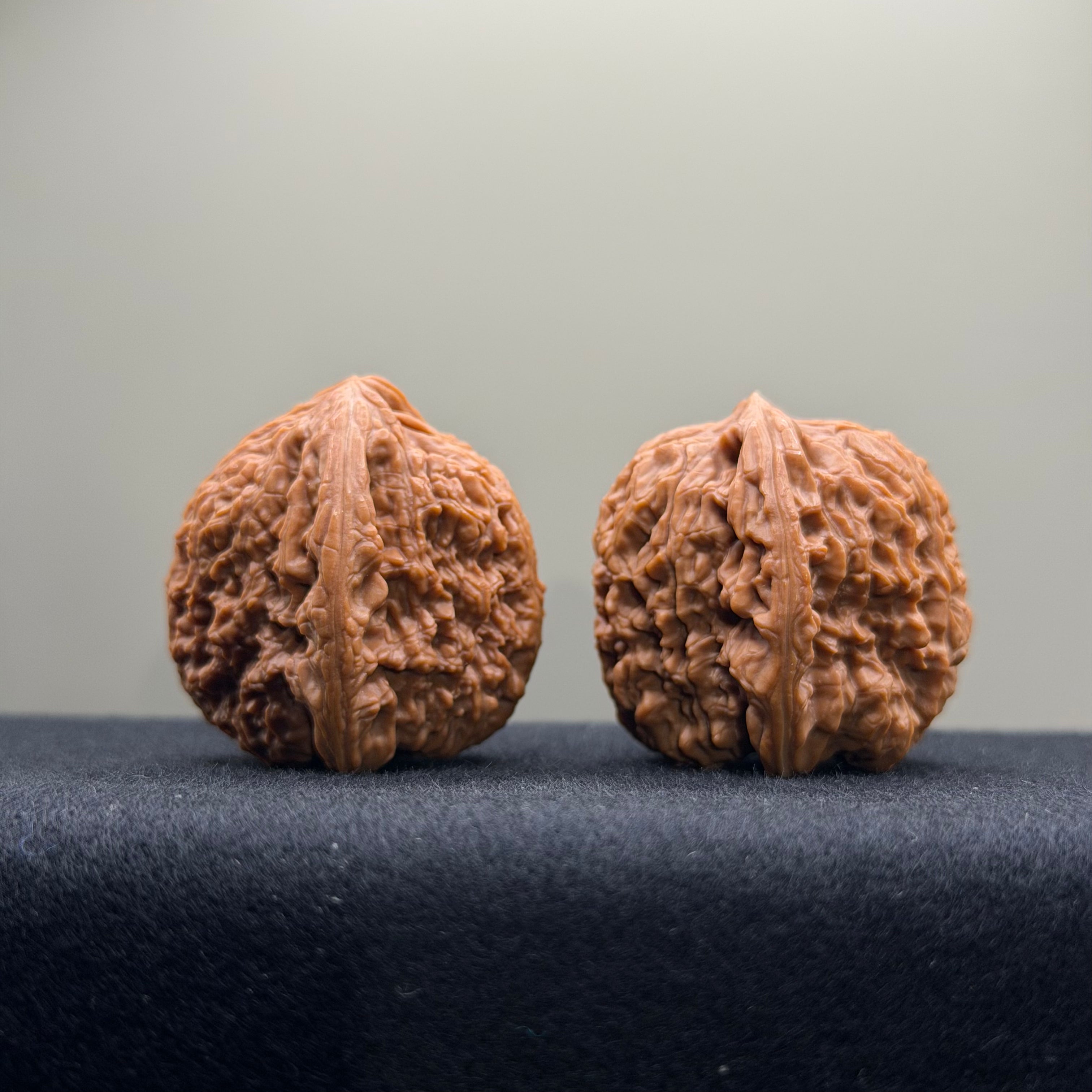 Nanjiang Stone Wenwan Walnut · 37mm · Natural · Select Ritual