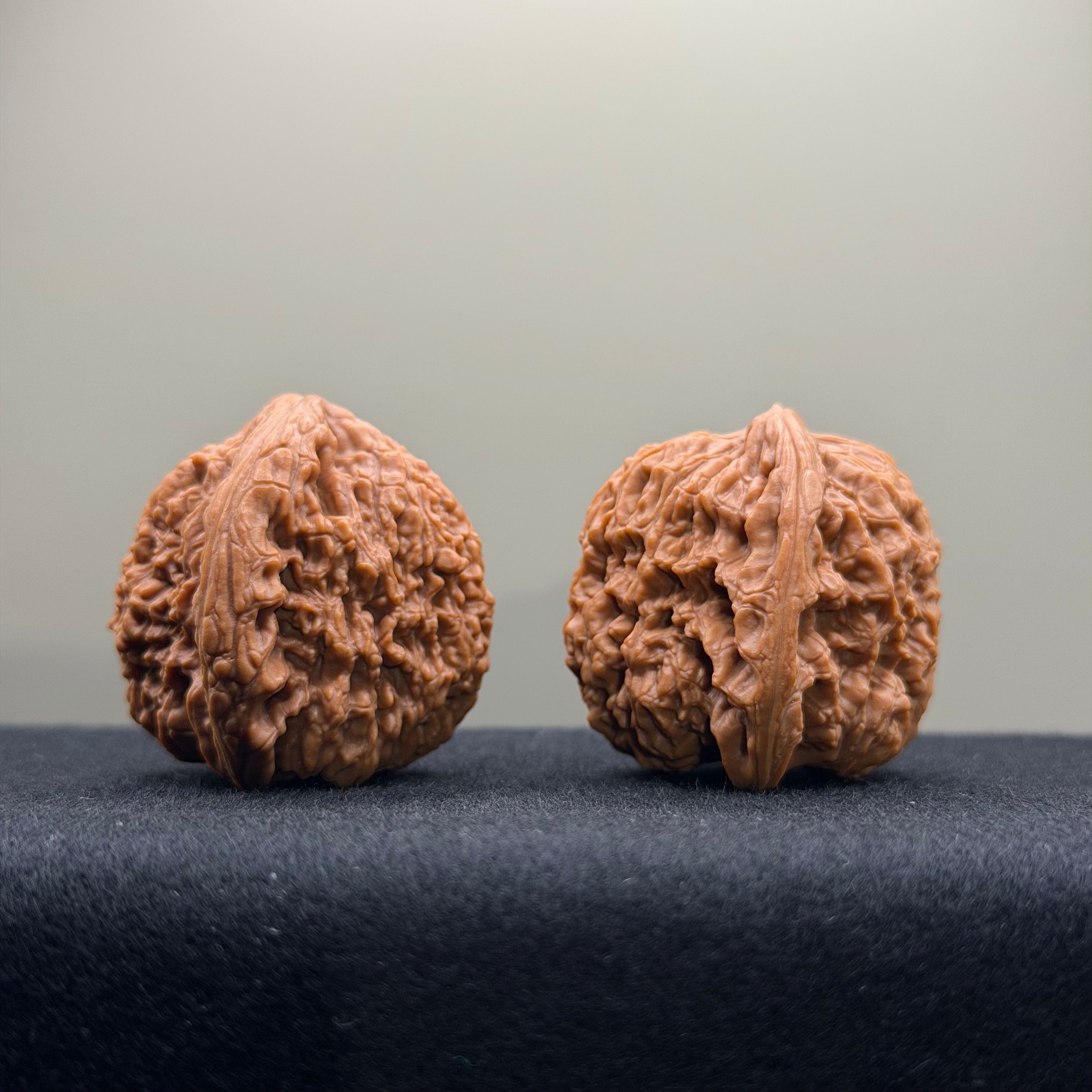 Nanjiang Stone Wenwan Walnut · 37mm · Natural · Select Ritual