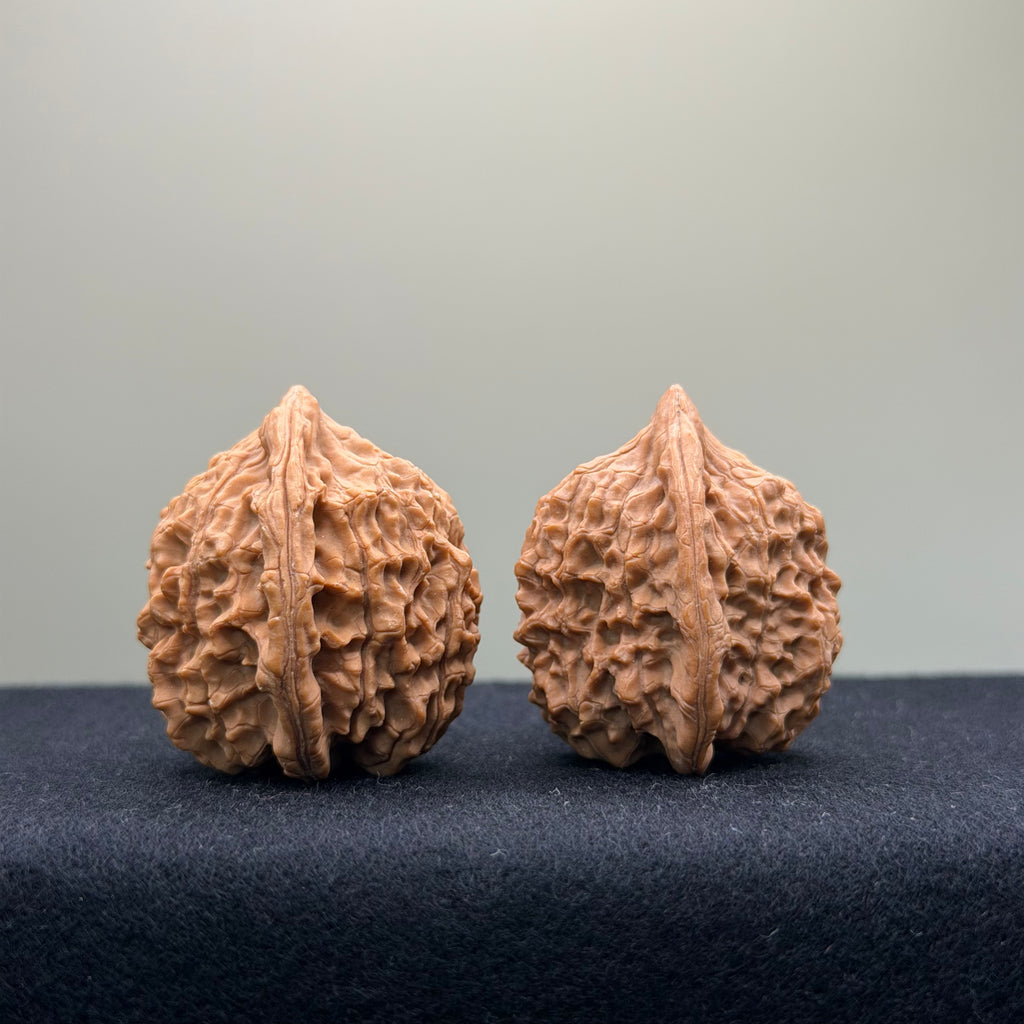 Vermilion Bird (Rosefinch) Wenwan Walnut · 32mm · Natural · Select Ritual
