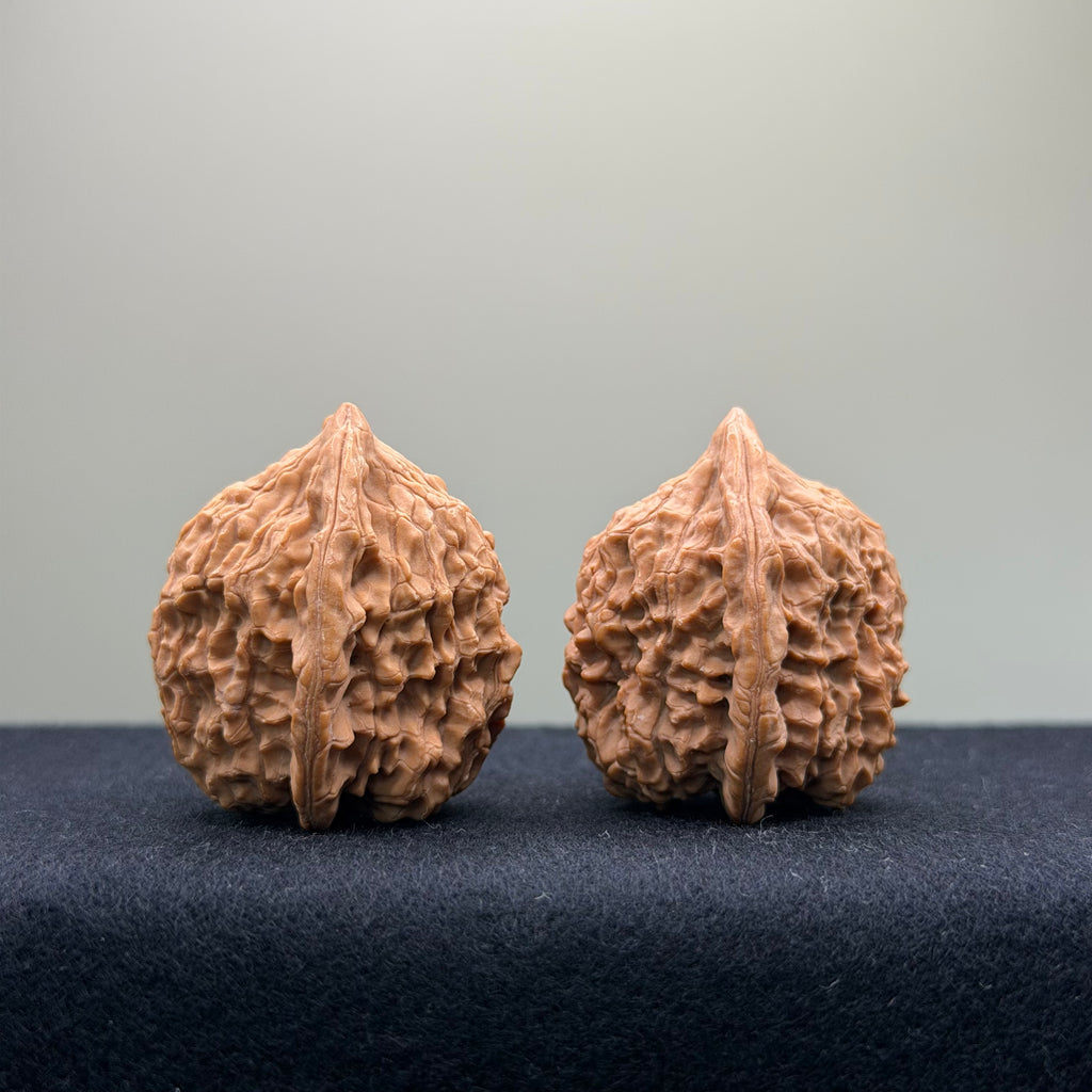Vermilion Bird (Rosefinch) Wenwan Walnut · 32mm · Natural · Select Ritual