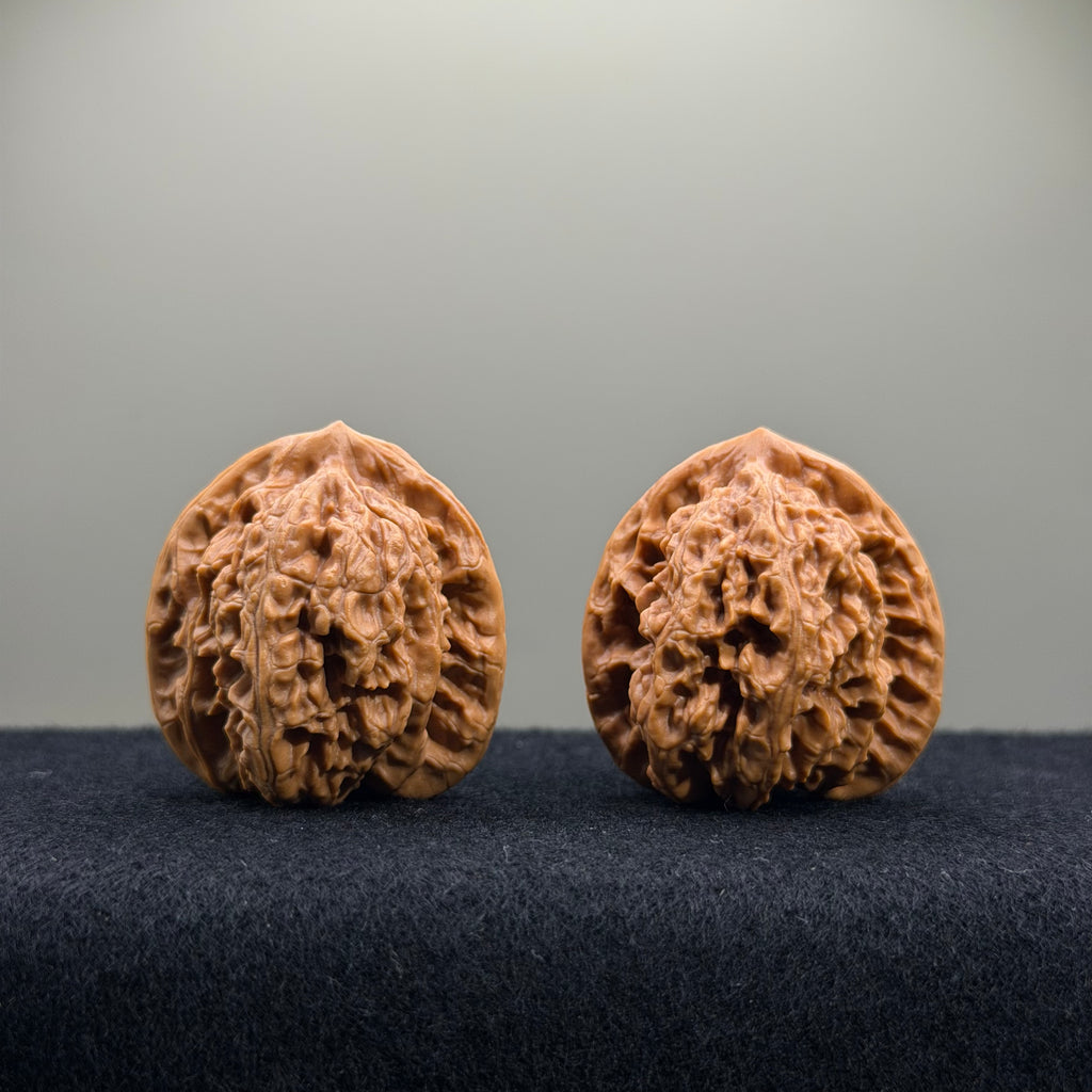 Wheat Ear Tiger Head Wenwan Walnut · 36mm · Entry Ritual