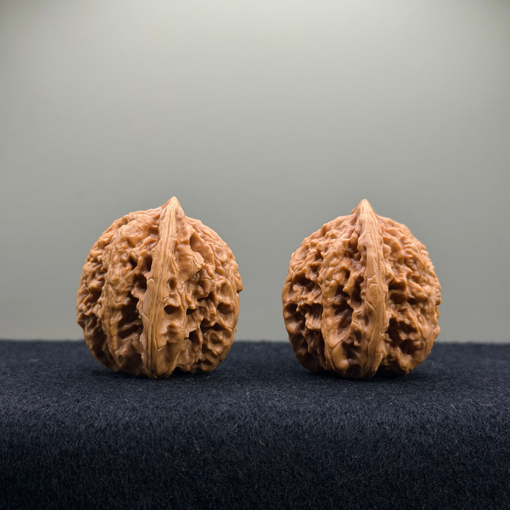 Wheat Ear Tiger Head Wenwan Walnut · 36mm · Entry Ritual