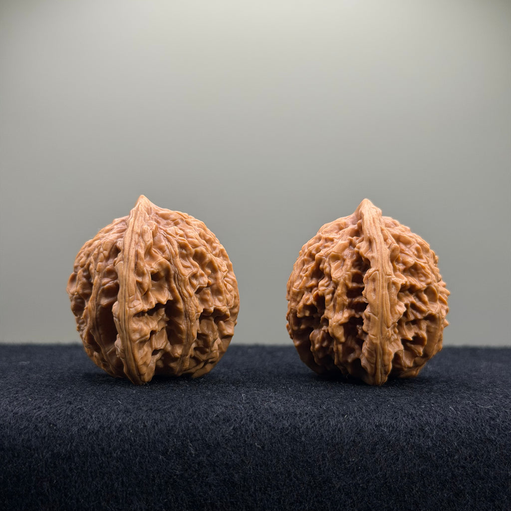 Wheat Ear Tiger Head Wenwan Walnut · 36mm · Entry Ritual