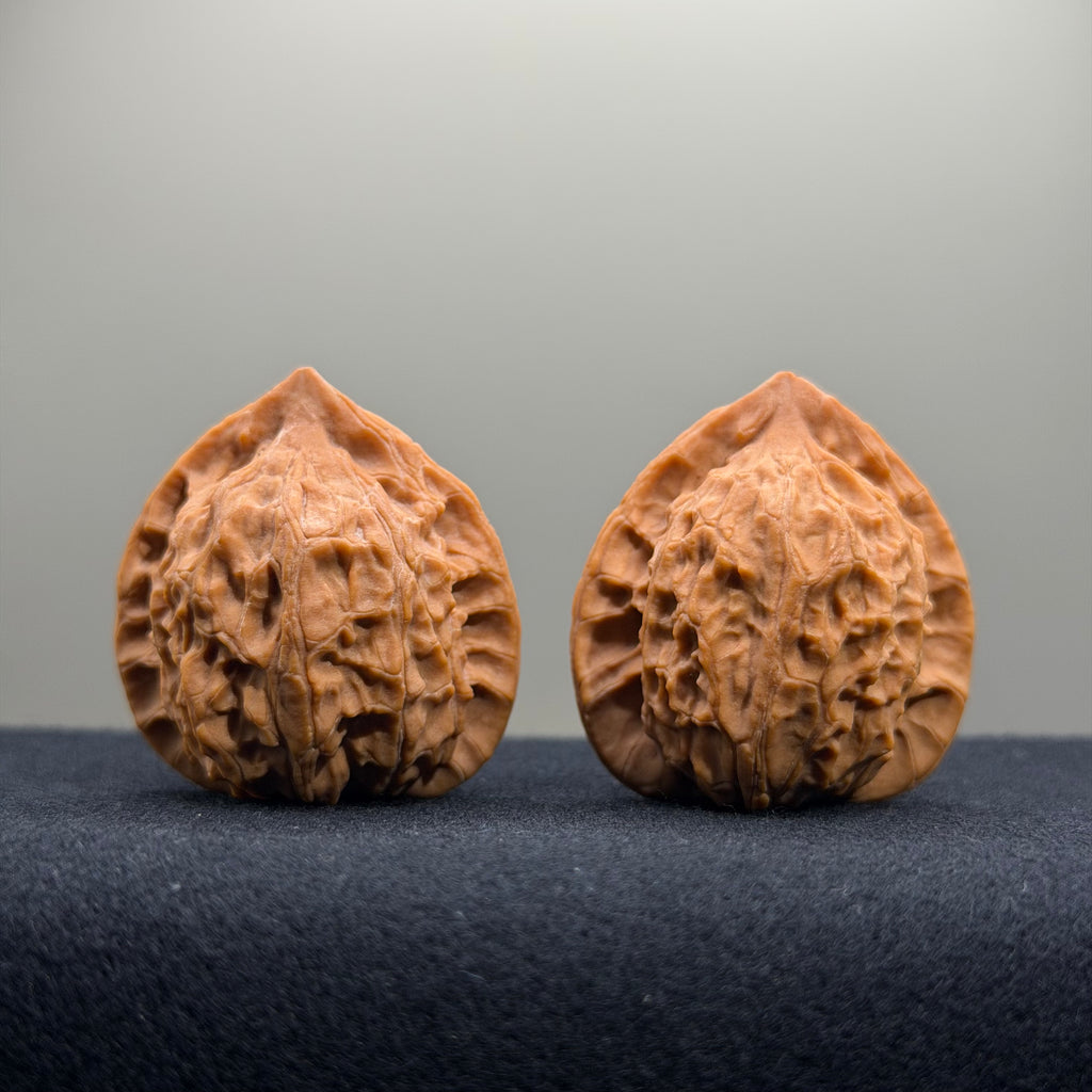 Mini Hat Wenwan Walnut · 35mm · Natural · Premium Ritual