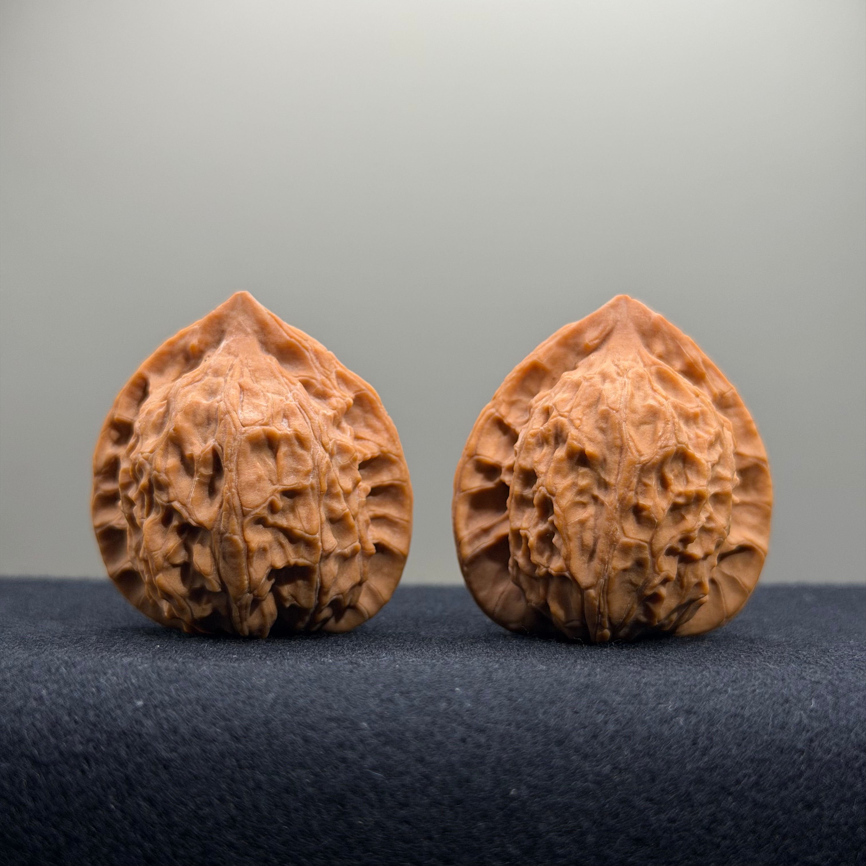Mini Hat Wenwan Walnut · 35mm · Natural · Premium Ritual