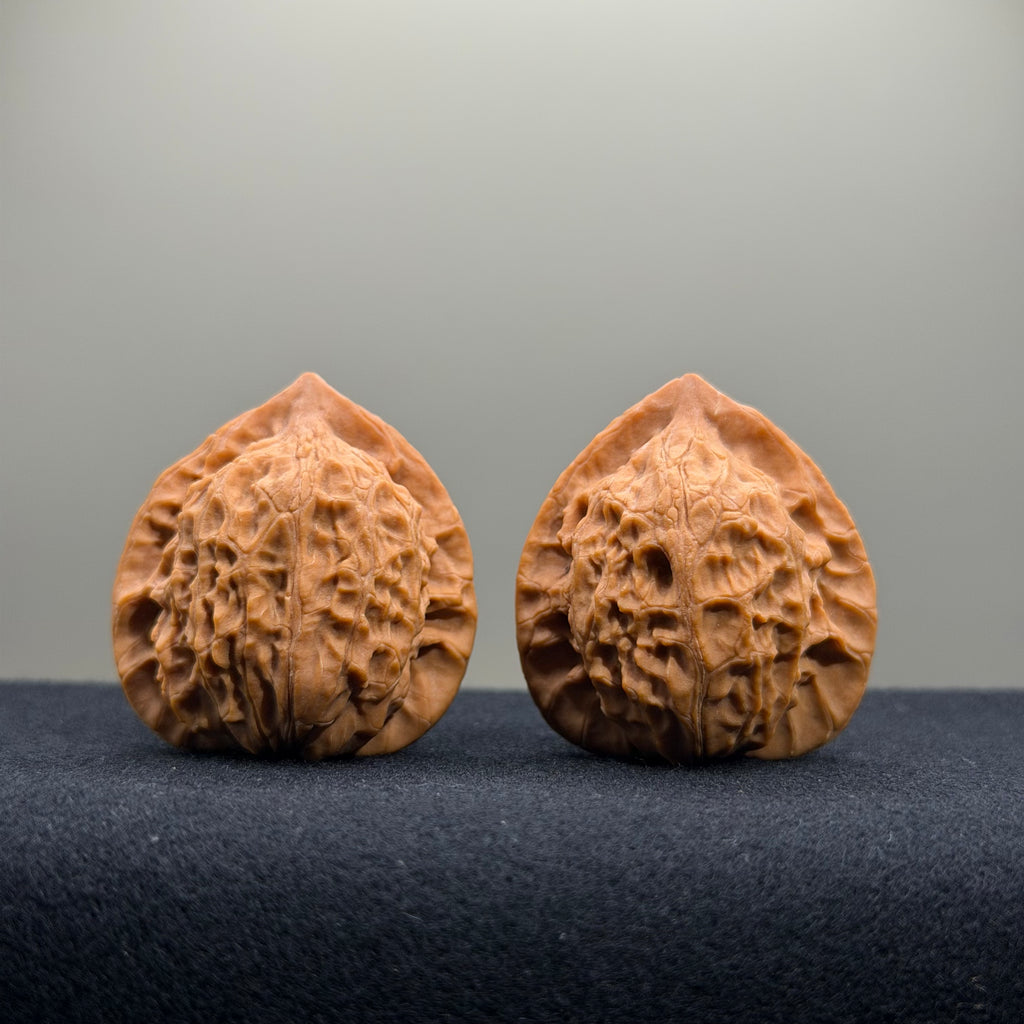 Mini Hat Wenwan Walnut · 35mm · Natural · Premium Ritual