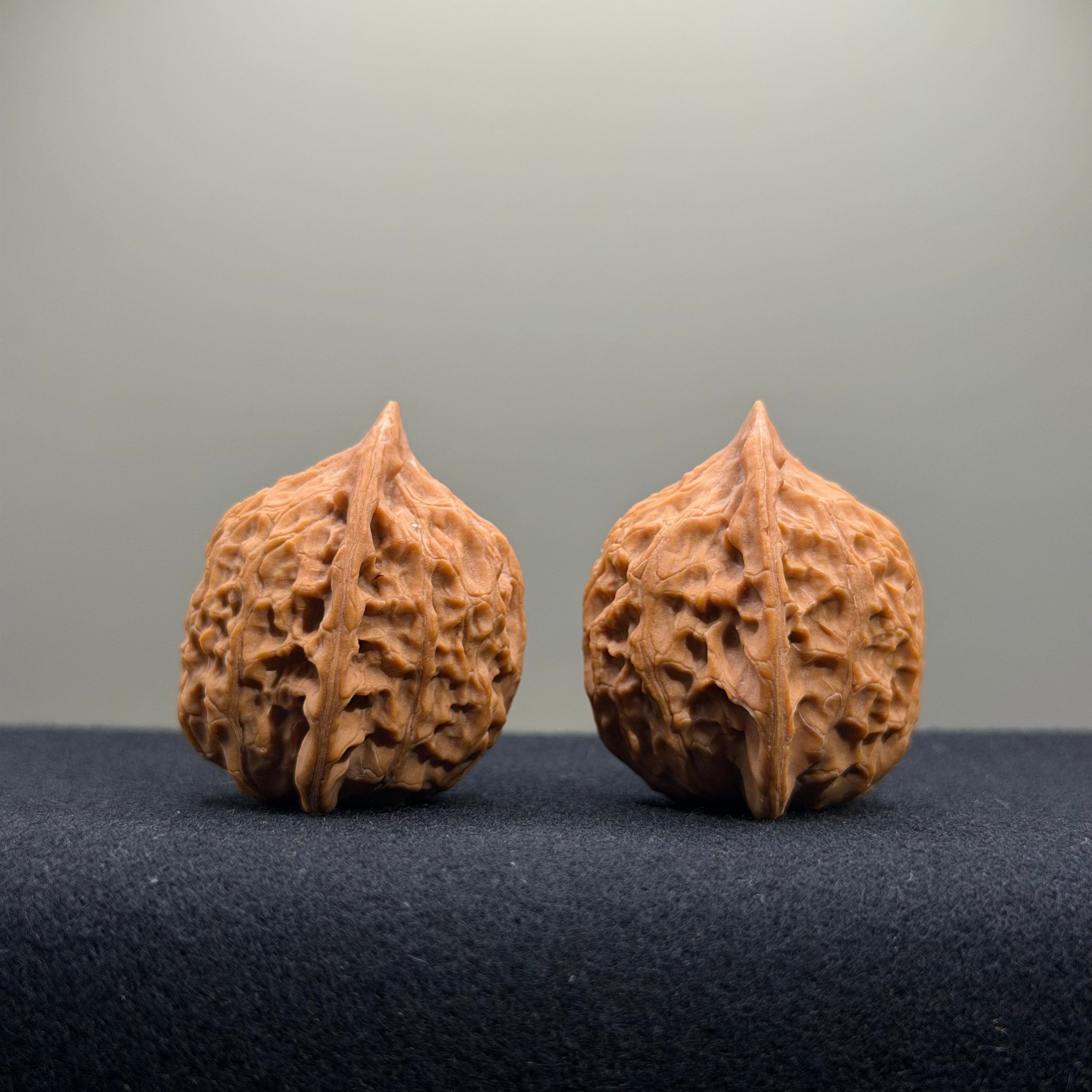 Mini Hat Wenwan Walnut · 35mm · Natural · Premium Ritual