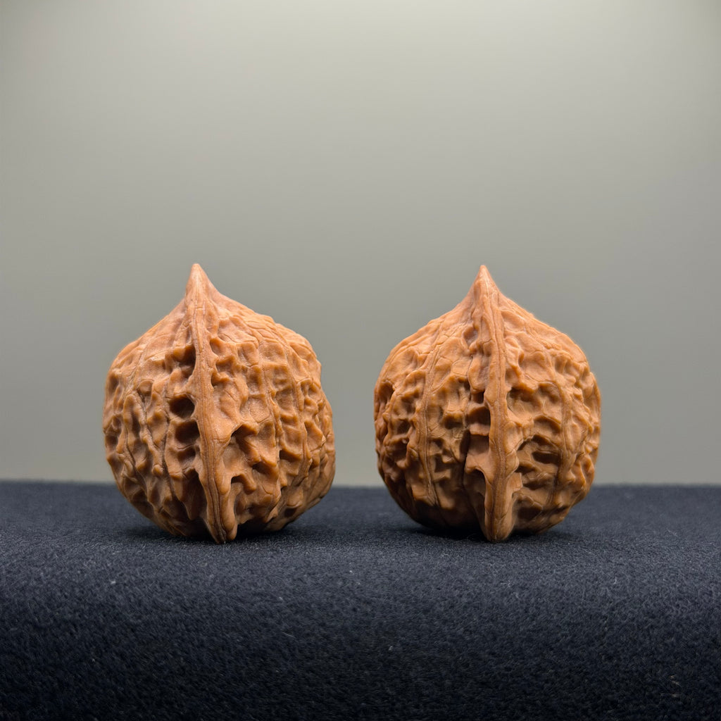 Mini Hat Wenwan Walnut · 35mm · Natural · Premium Ritual