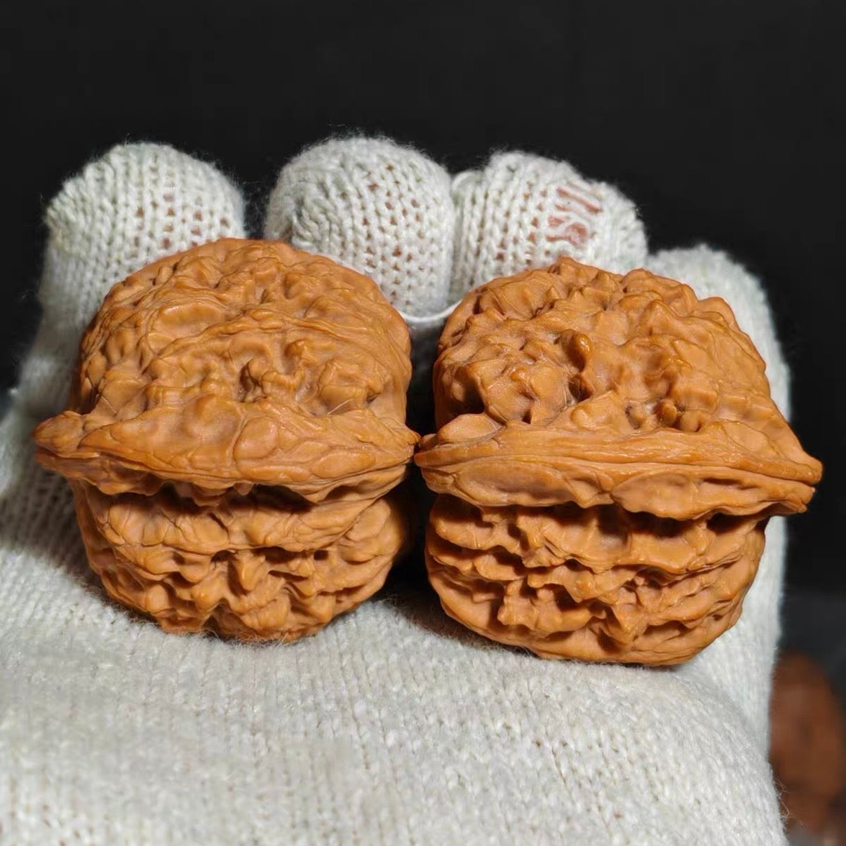 Nanjiang Stone Wenwan Walnut · 45mm · Natural · Premium Ritual