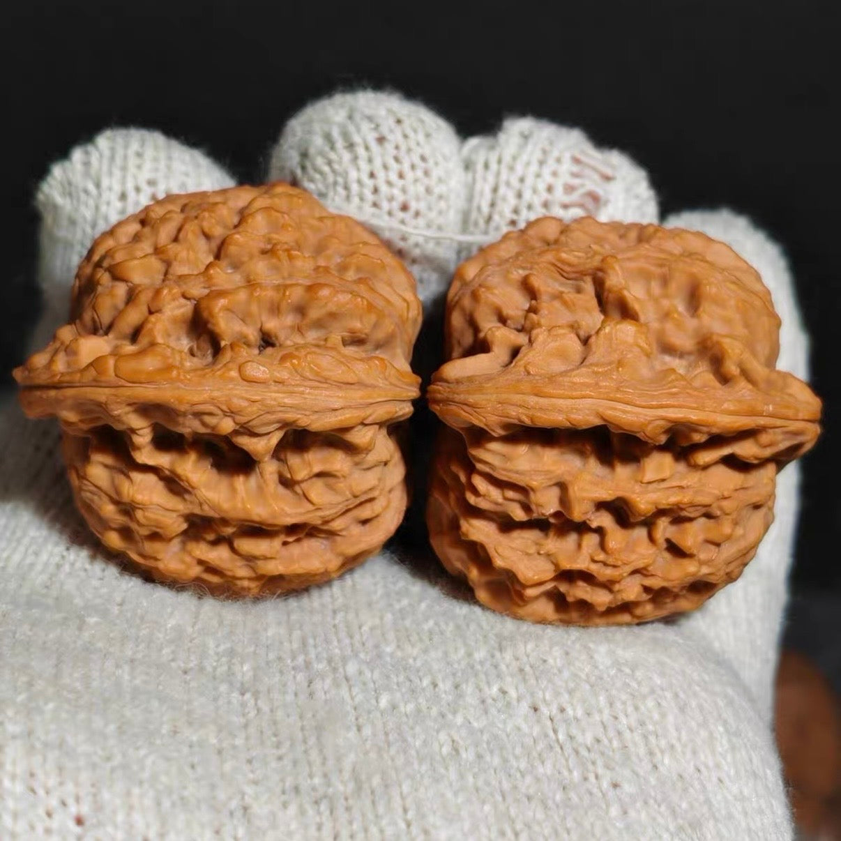 Nanjiang Stone Wenwan Walnut · 45mm · Natural · Premium Ritual