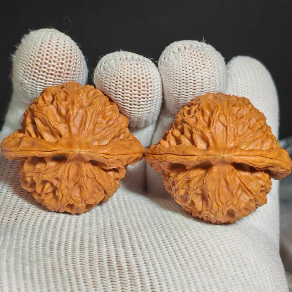 Palace Lantern Wenwan Walnut · 40mm · Natural · Premium Ritual