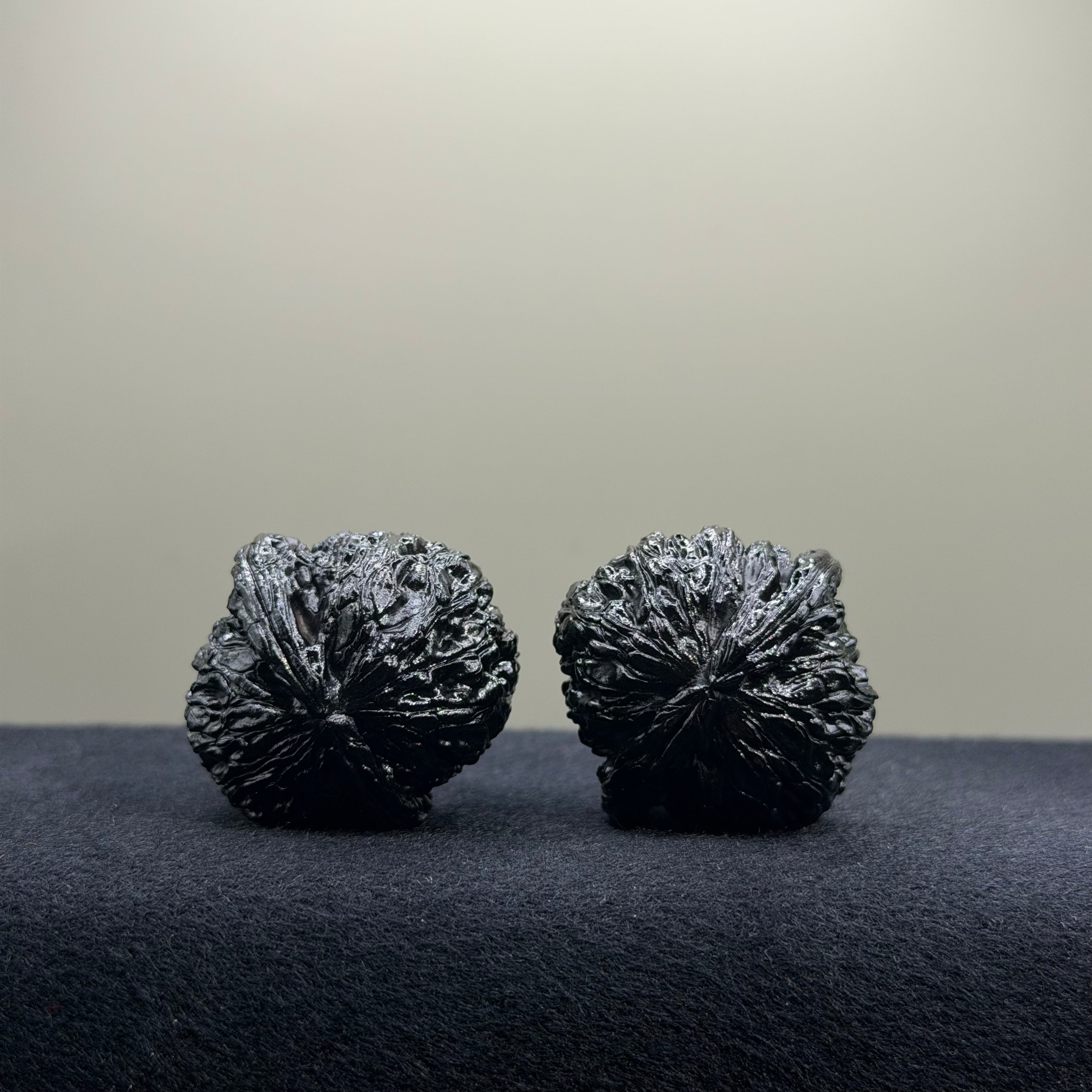 Ground Buried White Lion Wenwan Walnut · 34mm · Select Ritual