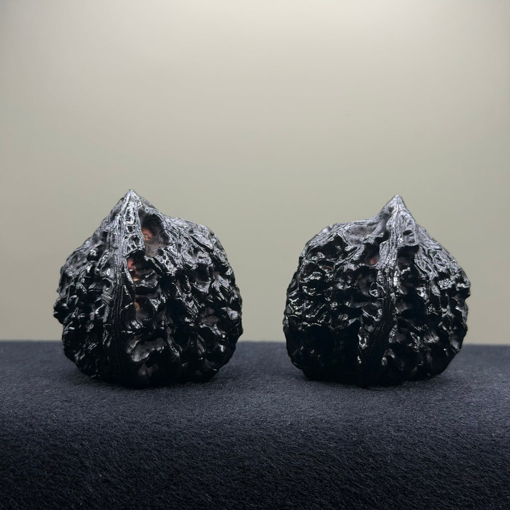 Ground Buried Official Hat Wenwan Walnut · 48mm · Select Ritual
