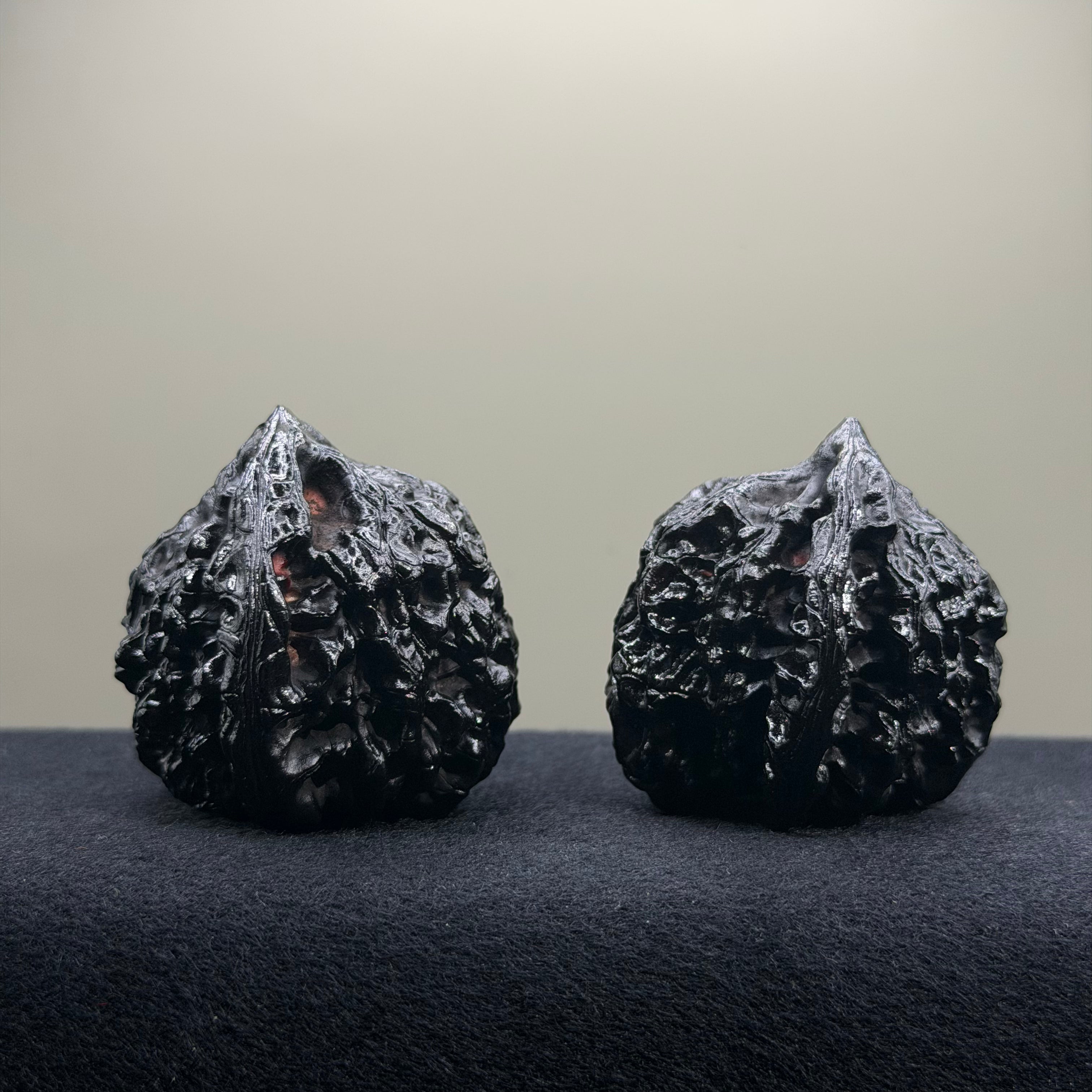Ground Buried Official Hat Wenwan Walnut · 48mm · Select Ritual