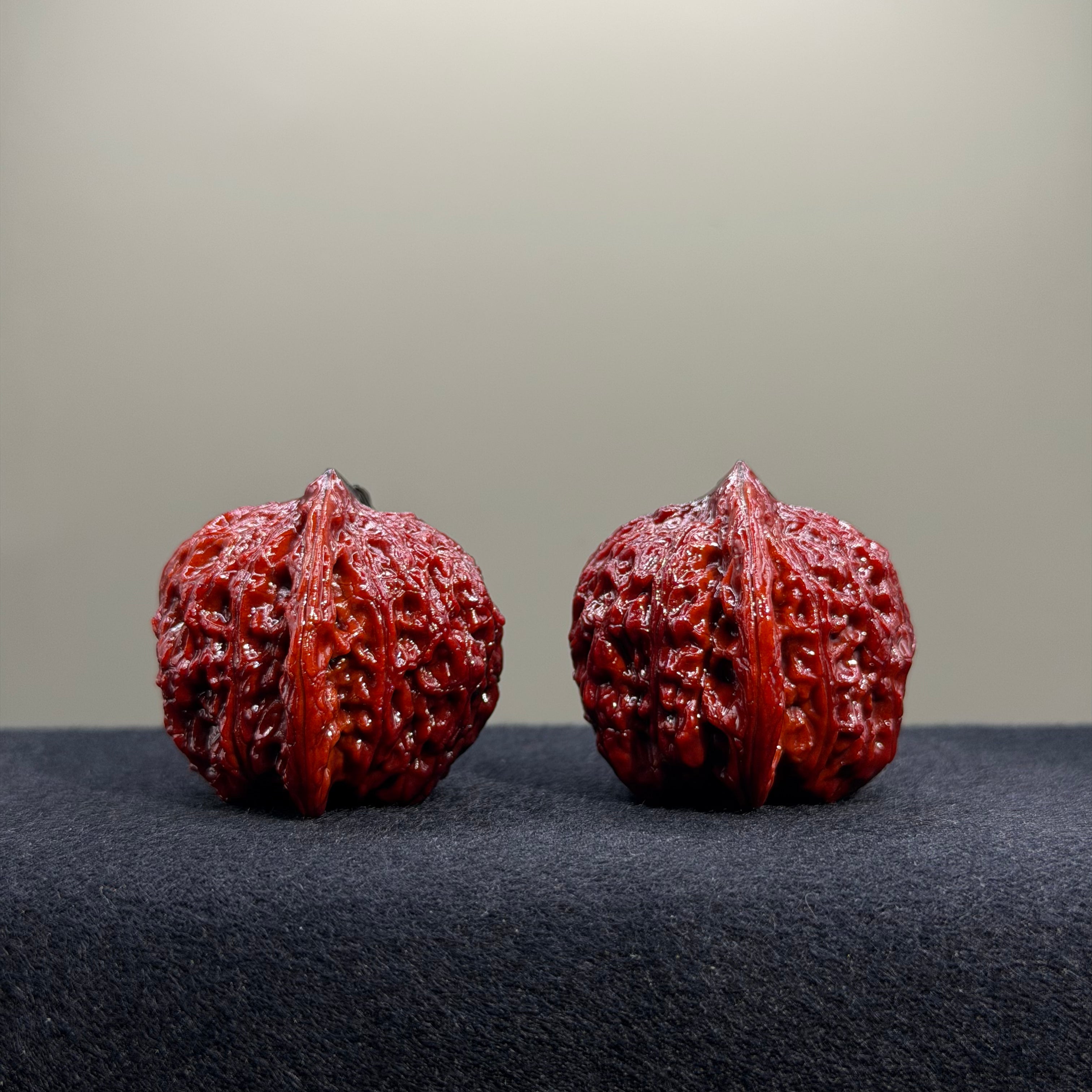 Ground Buried Palace Lantern Wenwan Walnut · 40mm · Select Ritual