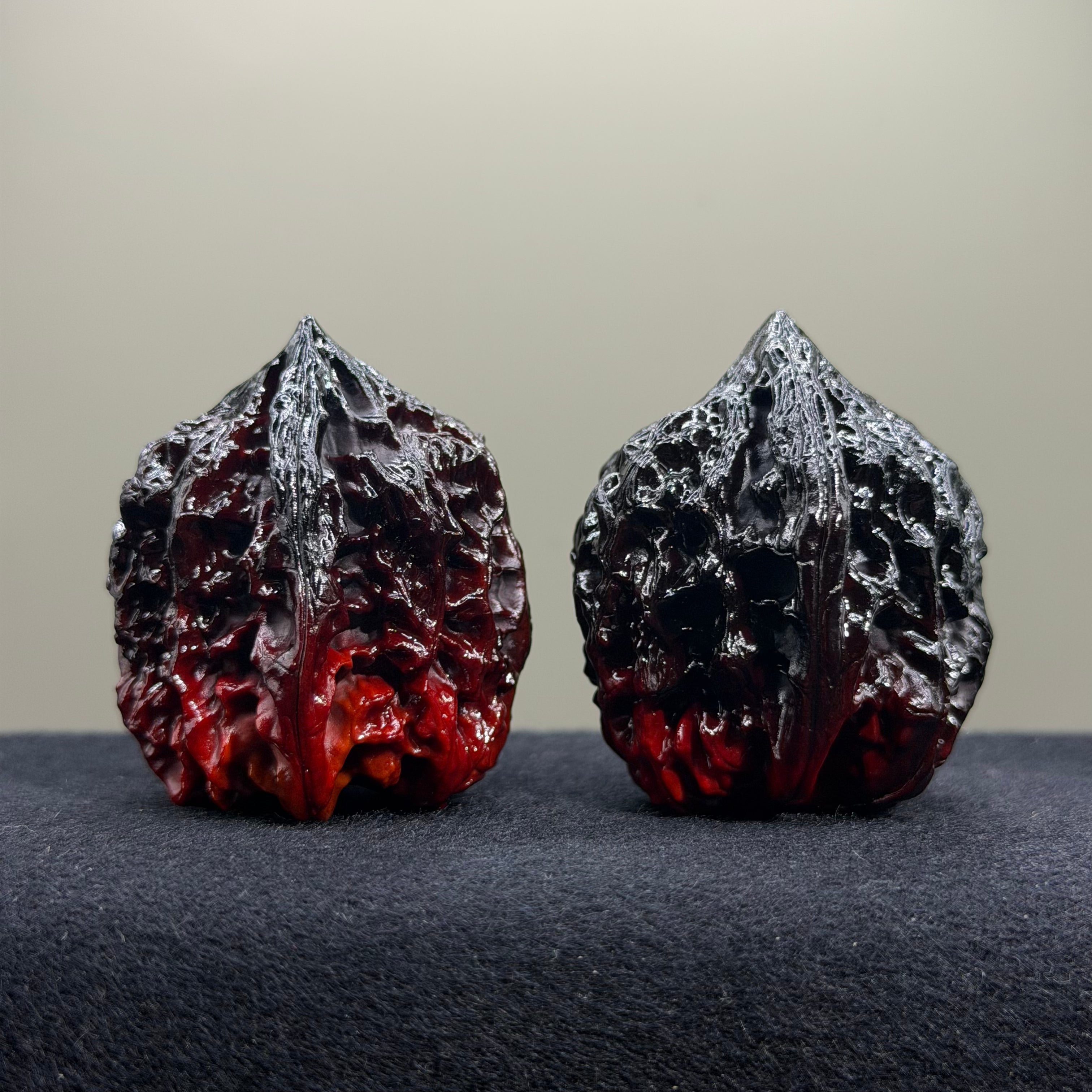 Ghost Rider Chicken Heart Wenwan Walnut · 40mm · Select Ritual