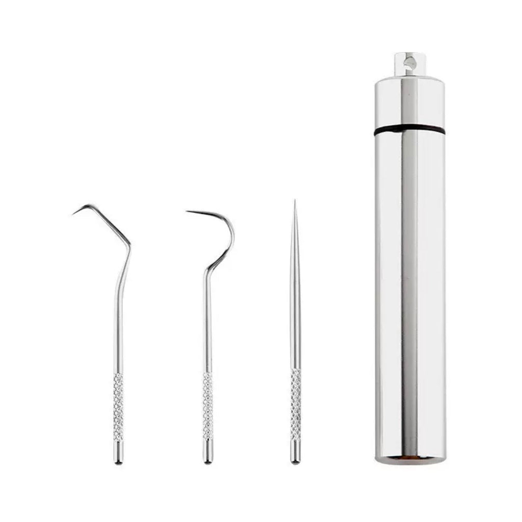 Wenwan Walnut Groove Cleaning Pick Set