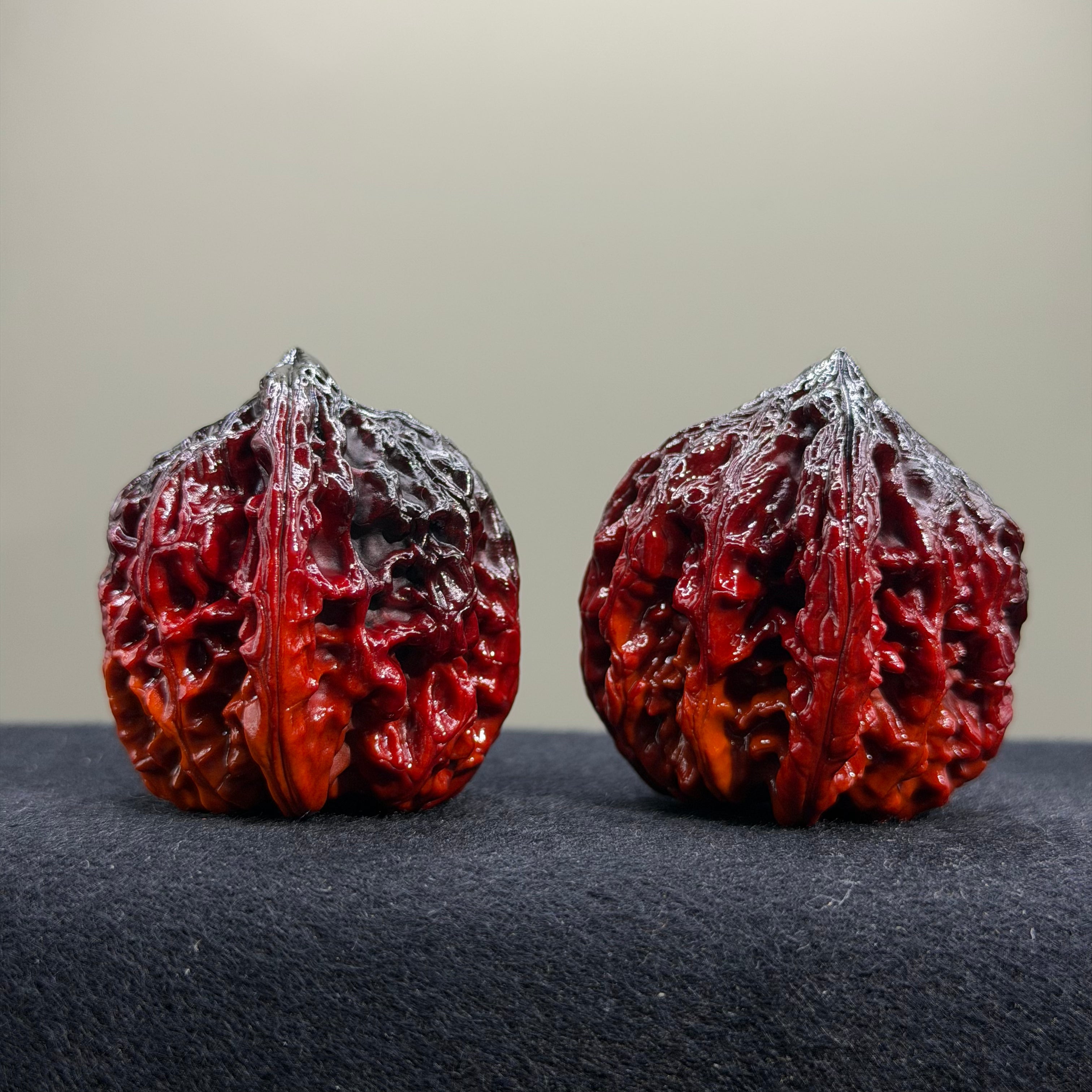 Ghost Rider · Chicken Heart Wenwan Walnut · 40mm · Select Ritual