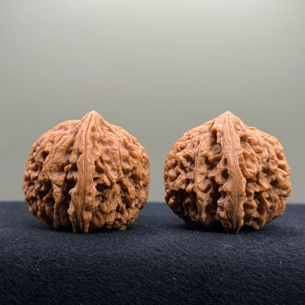 Nanjiang Stone Wenwan Walnut · 42mm · Natural · Select Ritual