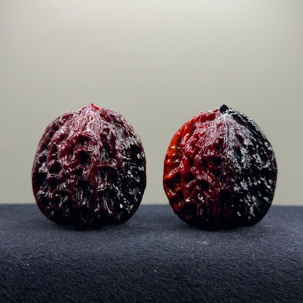 Ghost Rider · Tiger Head Ground Buried Wenwan Walnut · 40mm · Select Ritual