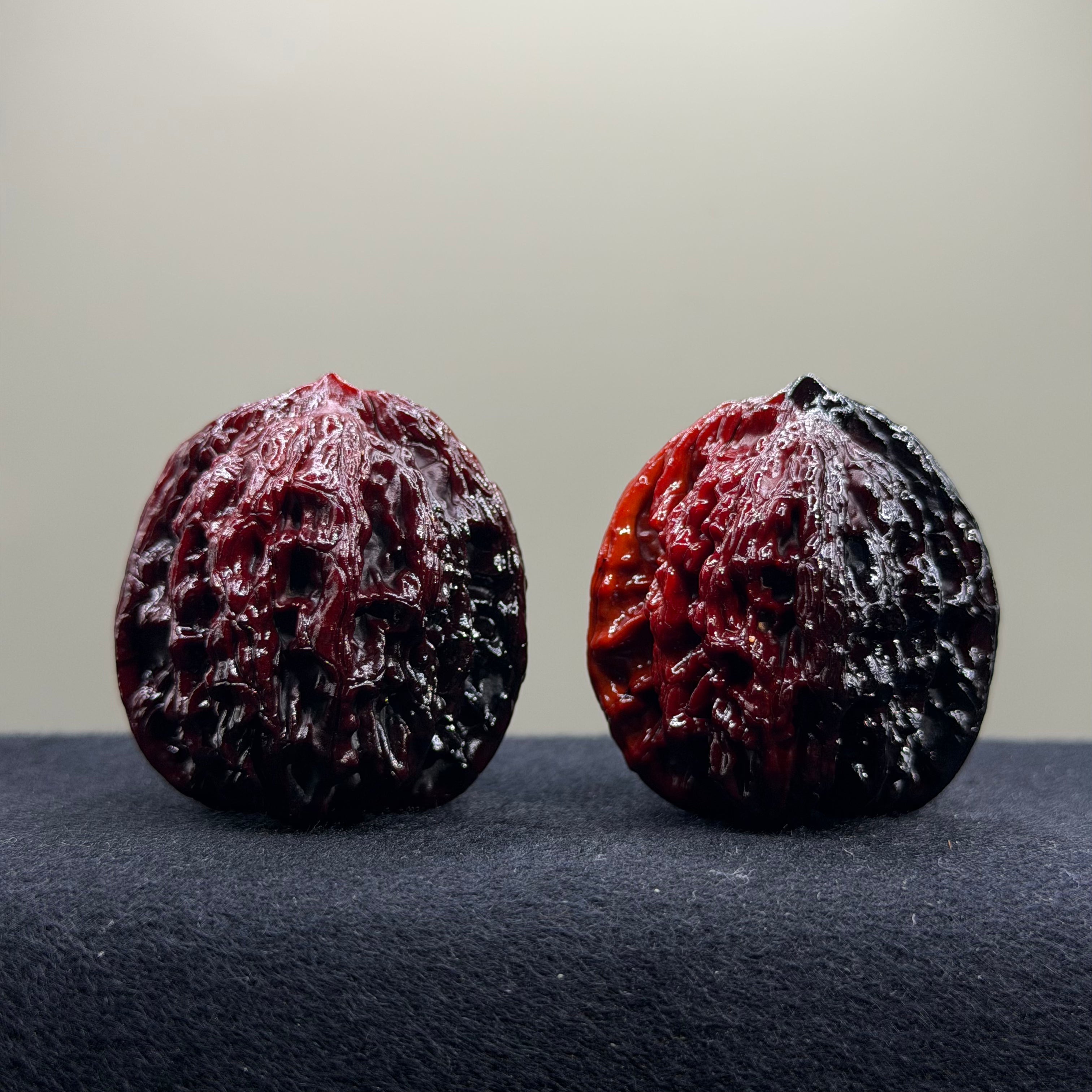 Ghost Rider · Tiger Head Ground Buried Wenwan Walnut · 40mm · Select Ritual