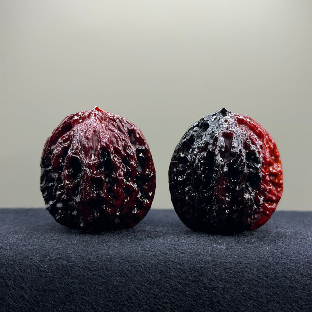 Ghost Rider · Tiger Head Ground Buried Wenwan Walnut · 40mm · Select Ritual