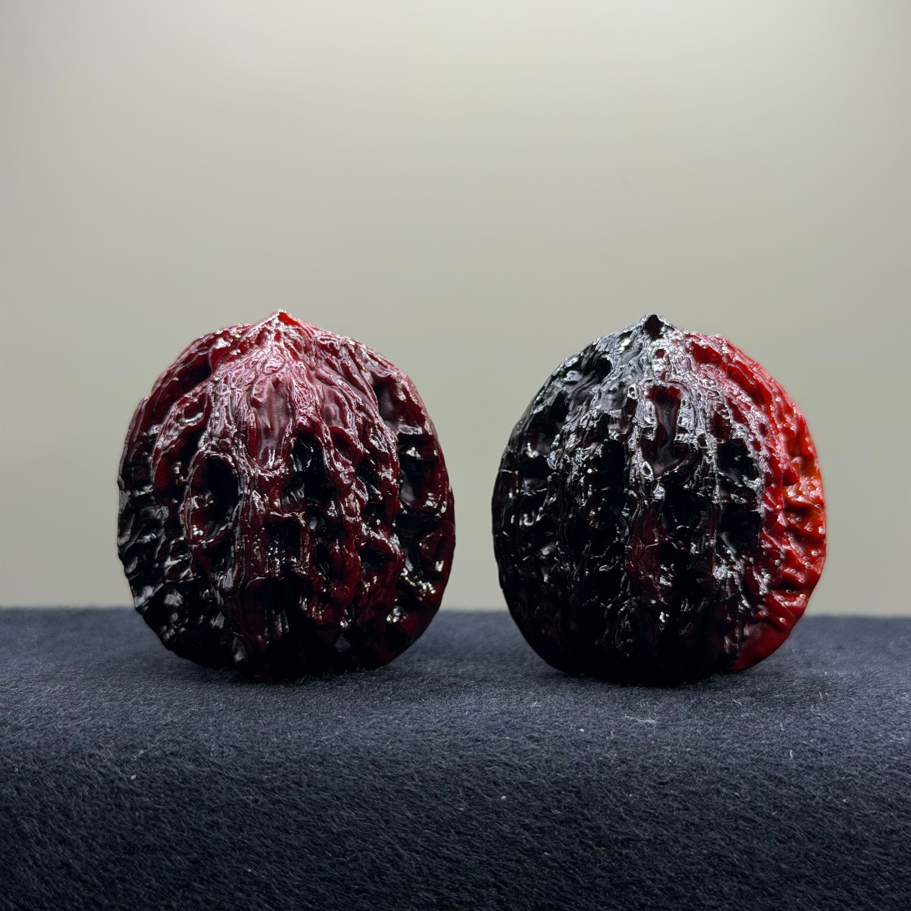 Ghost Rider · Tiger Head Ground Buried Wenwan Walnut · 40mm · Select Ritual