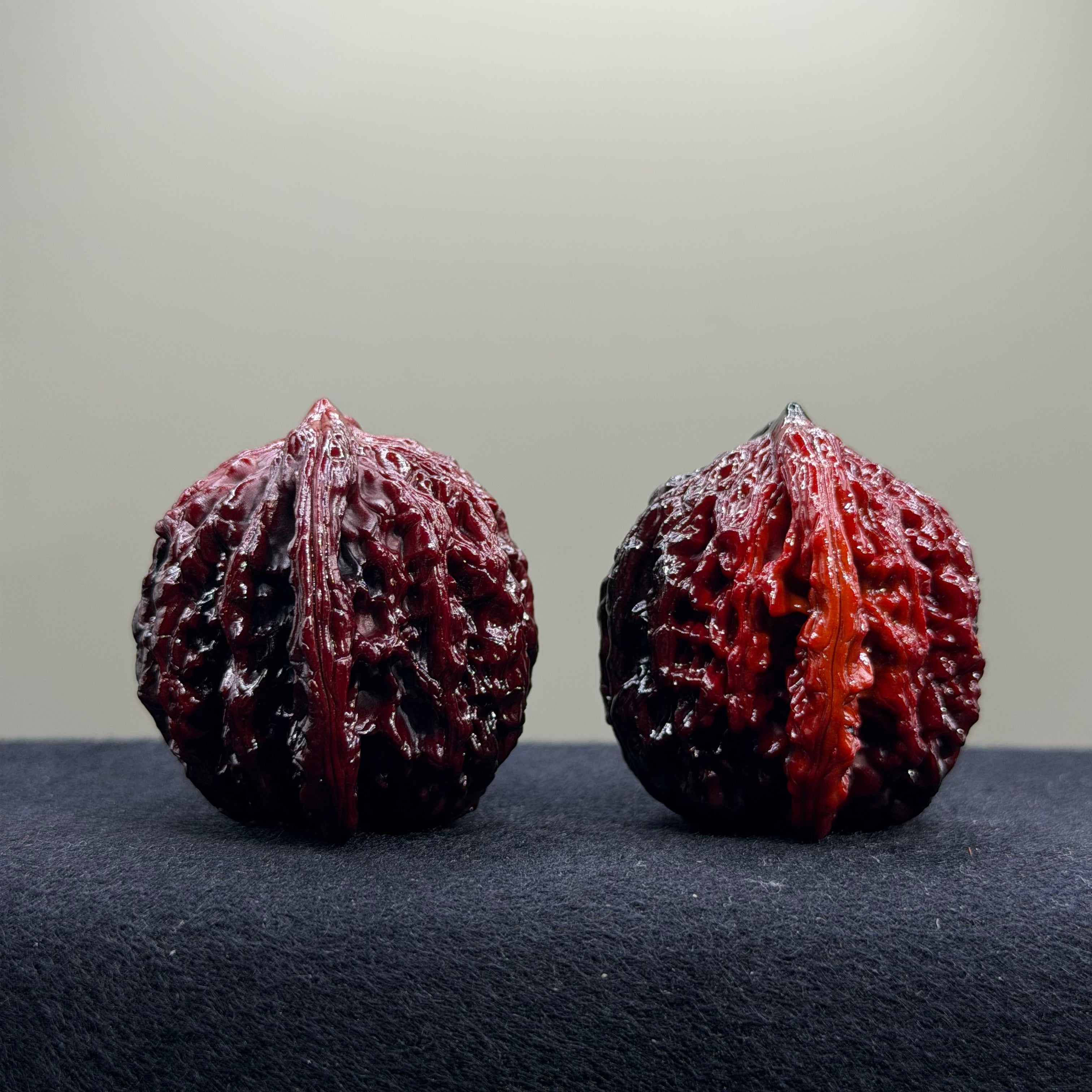 Ghost Rider · Tiger Head Ground Buried Wenwan Walnut · 40mm · Select Ritual