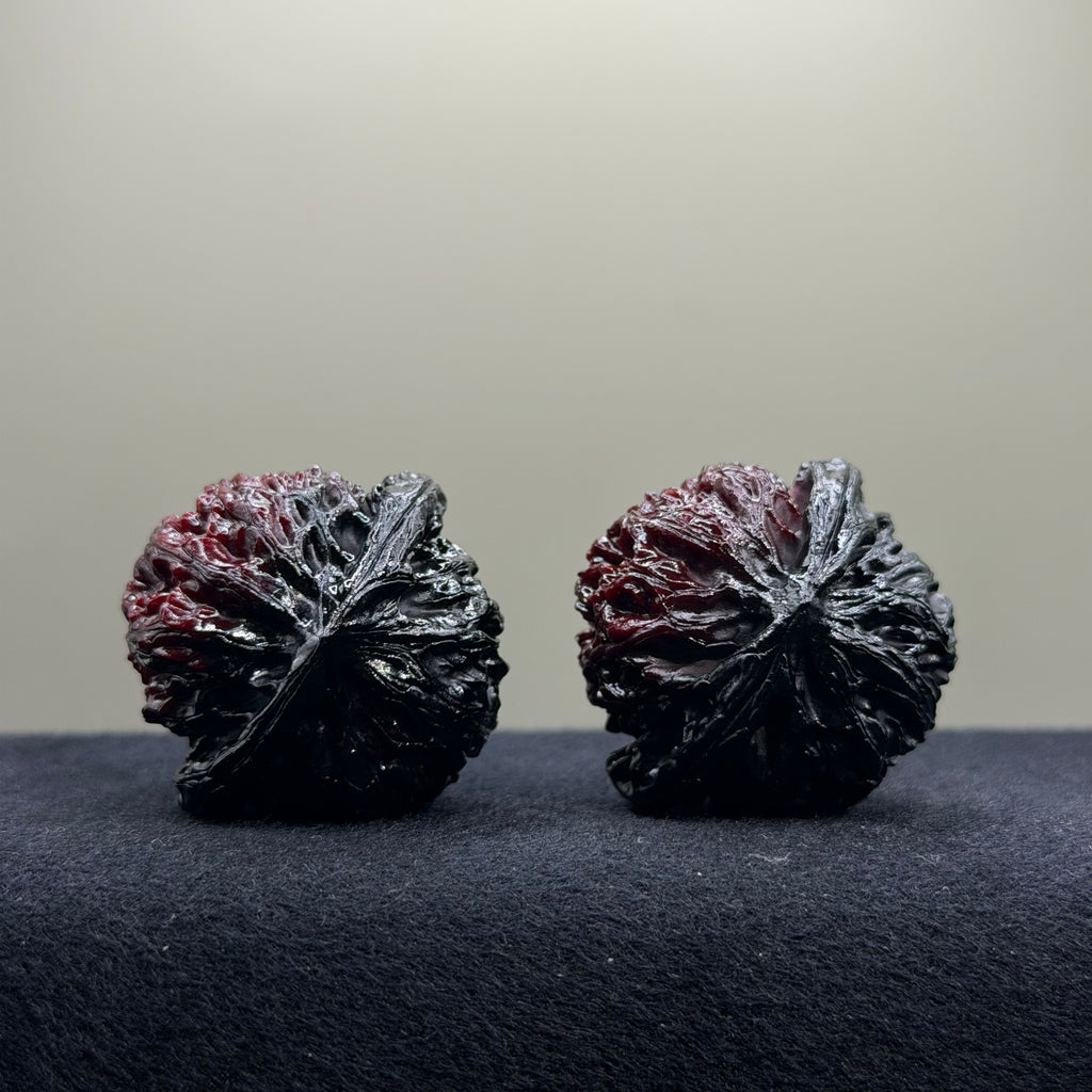 Ghost Rider · Palace Lantern Ground Buried Wenwan Walnut · 40mm · Premium Ritual