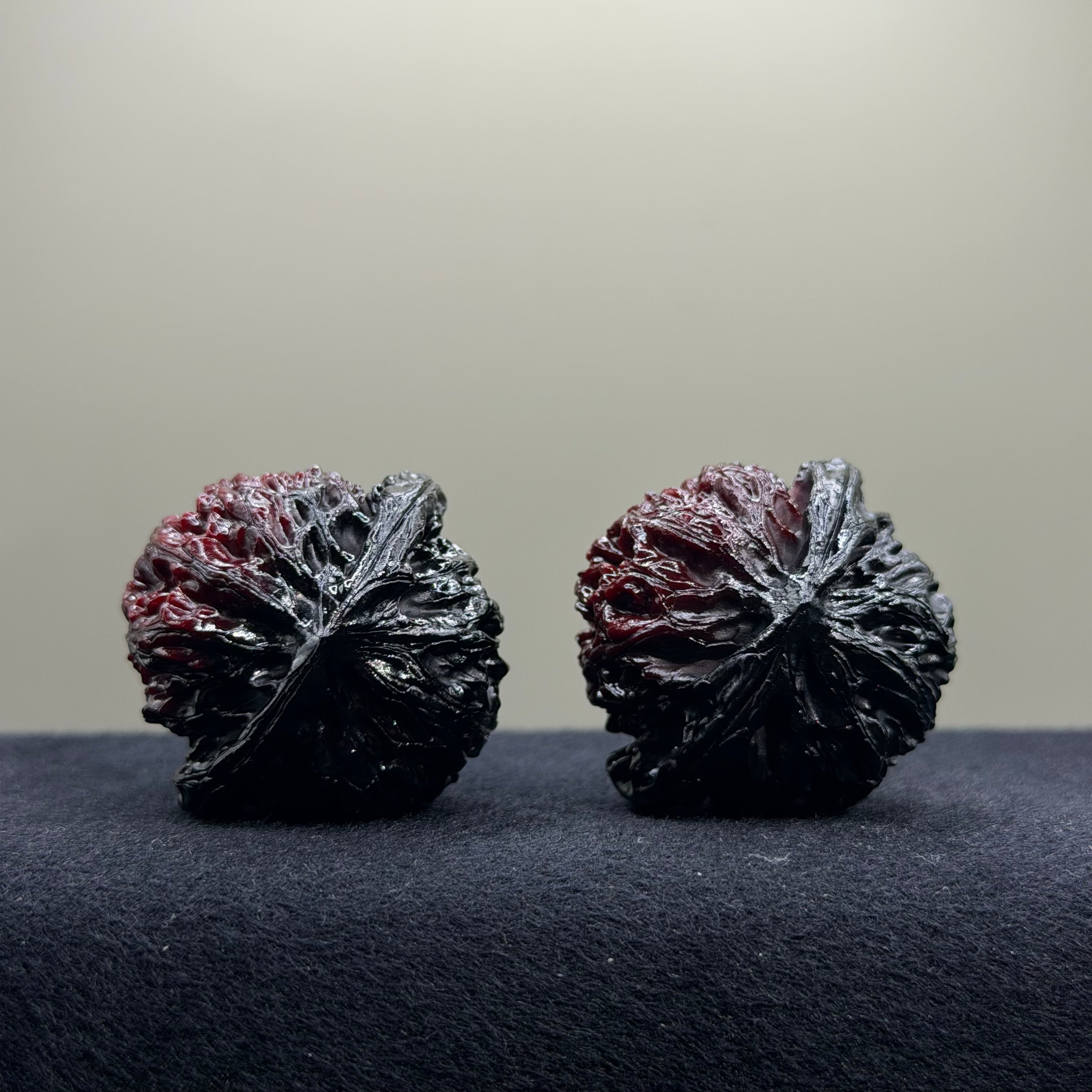 Ghost Rider · Palace Lantern Ground Buried Wenwan Walnut · 40mm · Premium Ritual