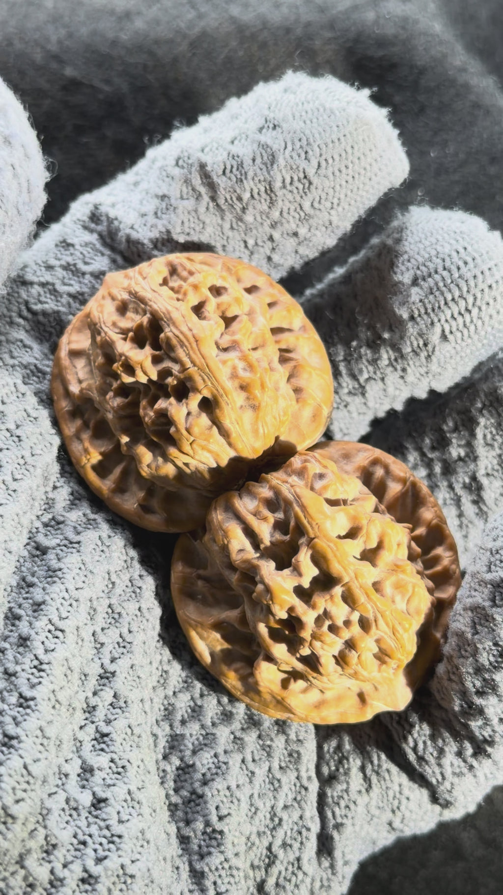 Guardian Tiger Wenwan Walnut · 37mm · Natural · Premium Ritual