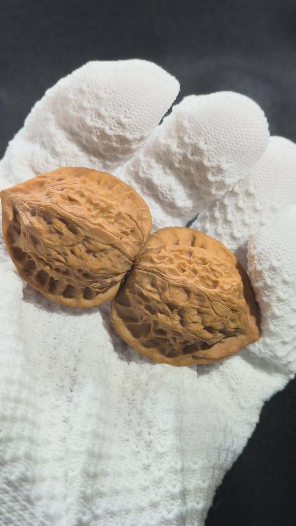 Mini Hat Wenwan Walnut · 35mm · Natural · Premium Ritual