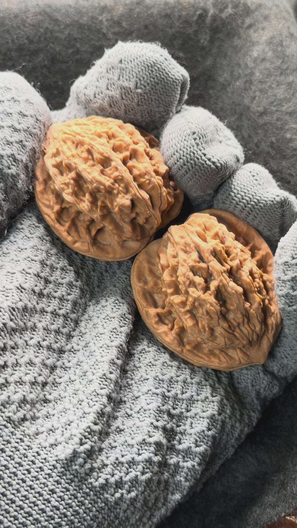 Wheat Ear Tiger Head Wenwan Walnut · 40mm · Select Ritual