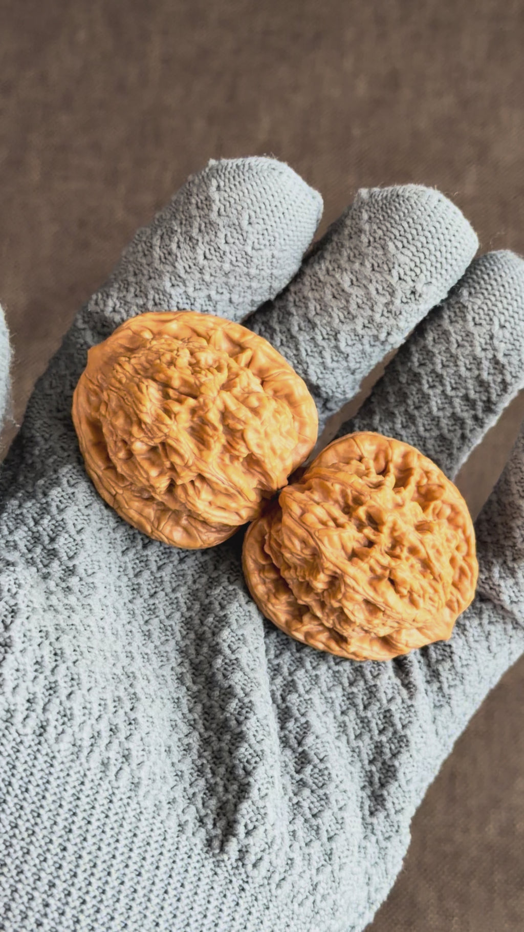 Wheat Ear Tiger Head Wenwan Walnut