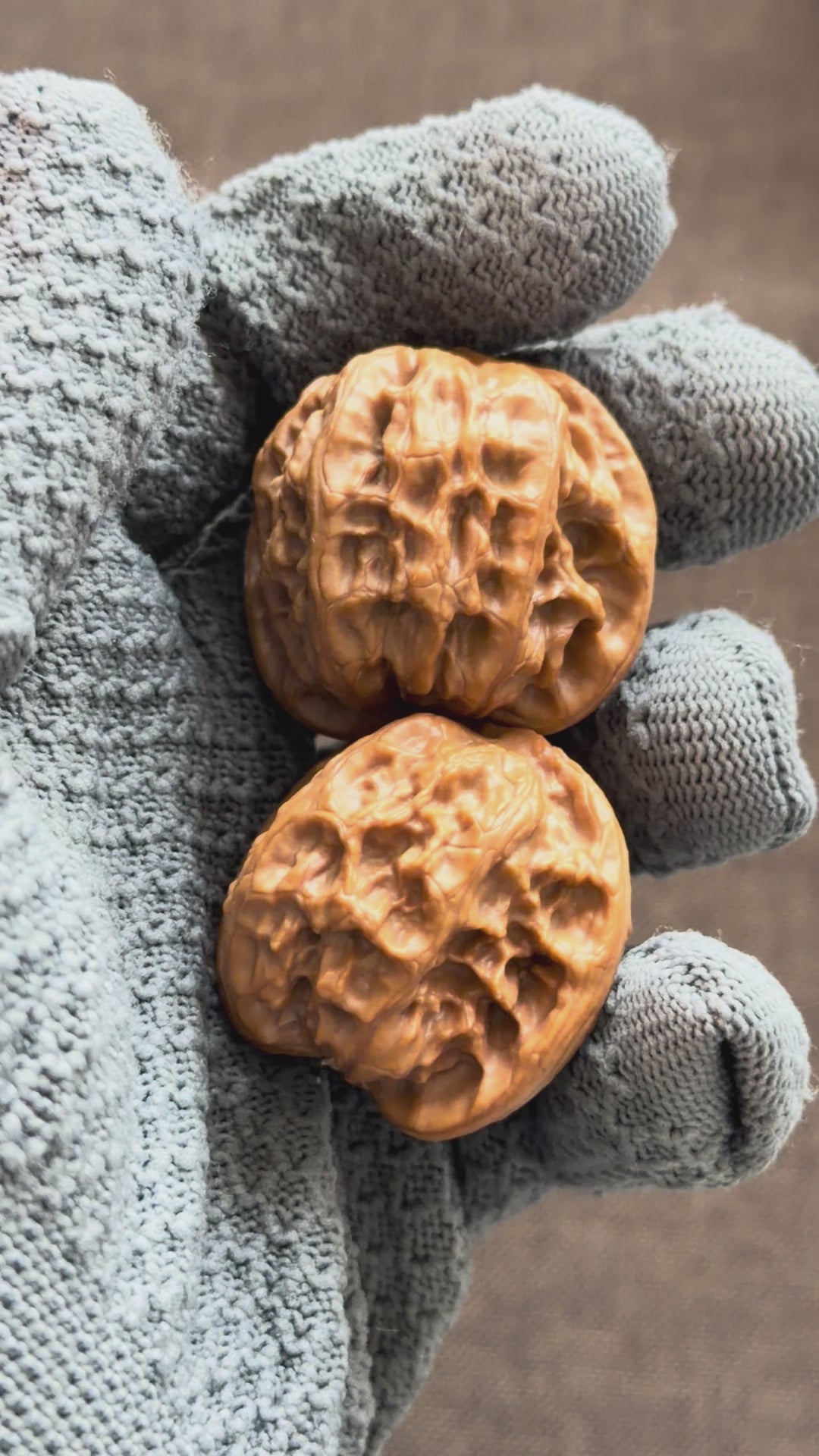 Wild Wolf Lion Head Wenwan Walnut