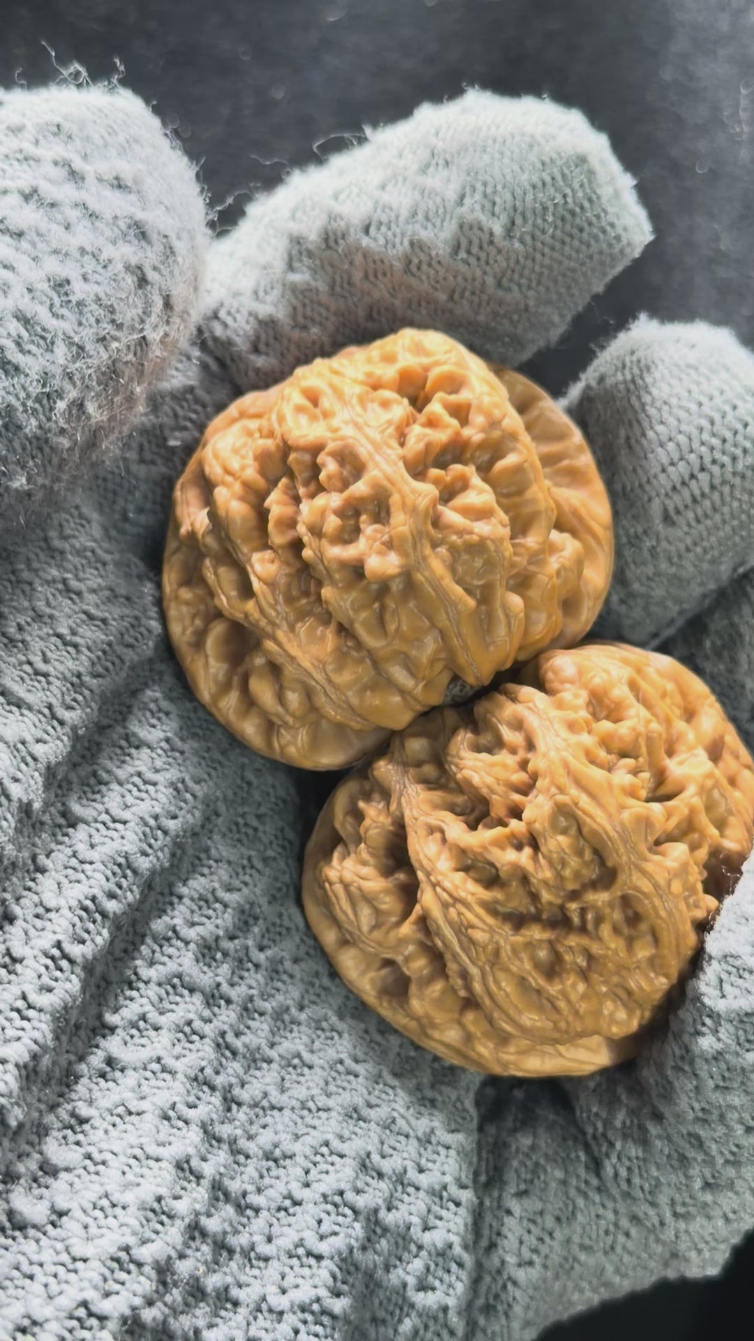 Thick Rib Lion Head Wenwan Walnut · 43mm · Select Ritual